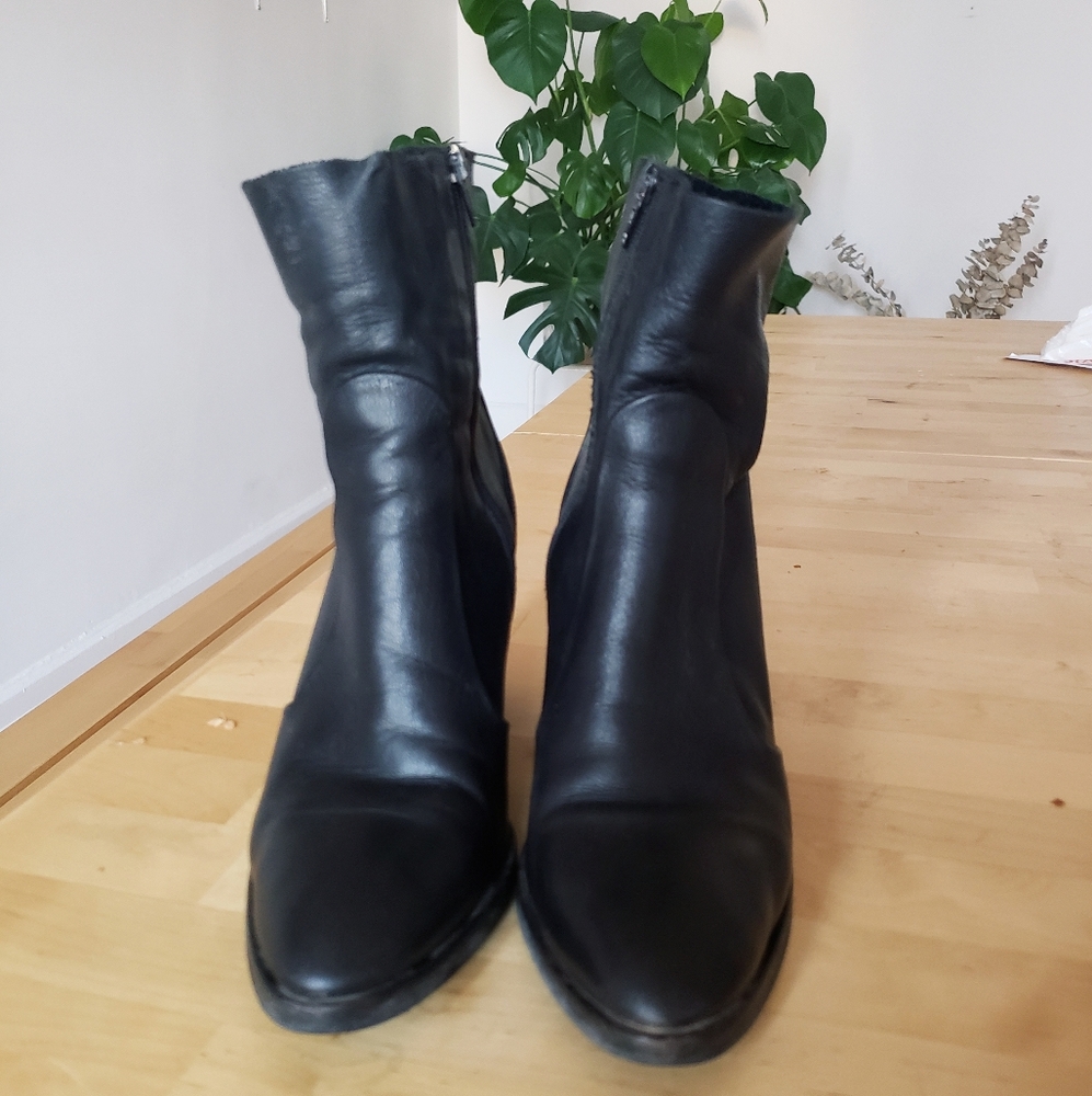 Topshop genuine leather boots